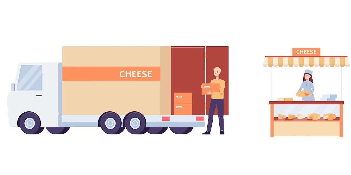 Cheese delivery software